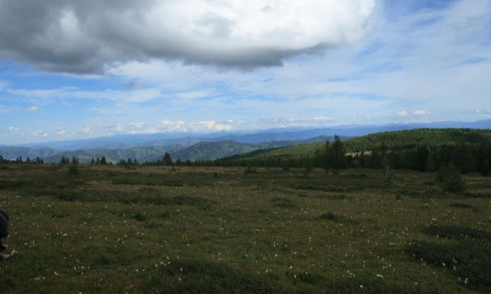 Вид с западного склона горы Сарлык