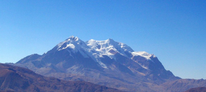 Вершина Ильимани в Боливии