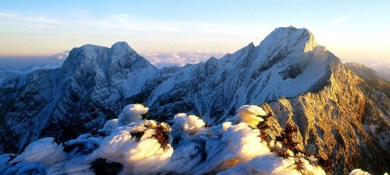 Вид на вершину Юйшань