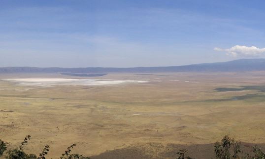 Панорама кратера Нгоронгоро
