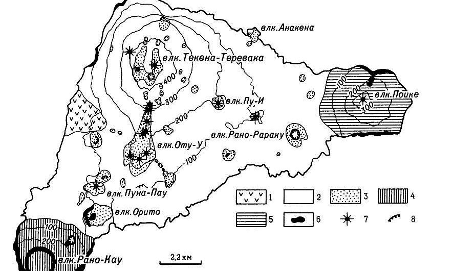 Схема острова Пасхи